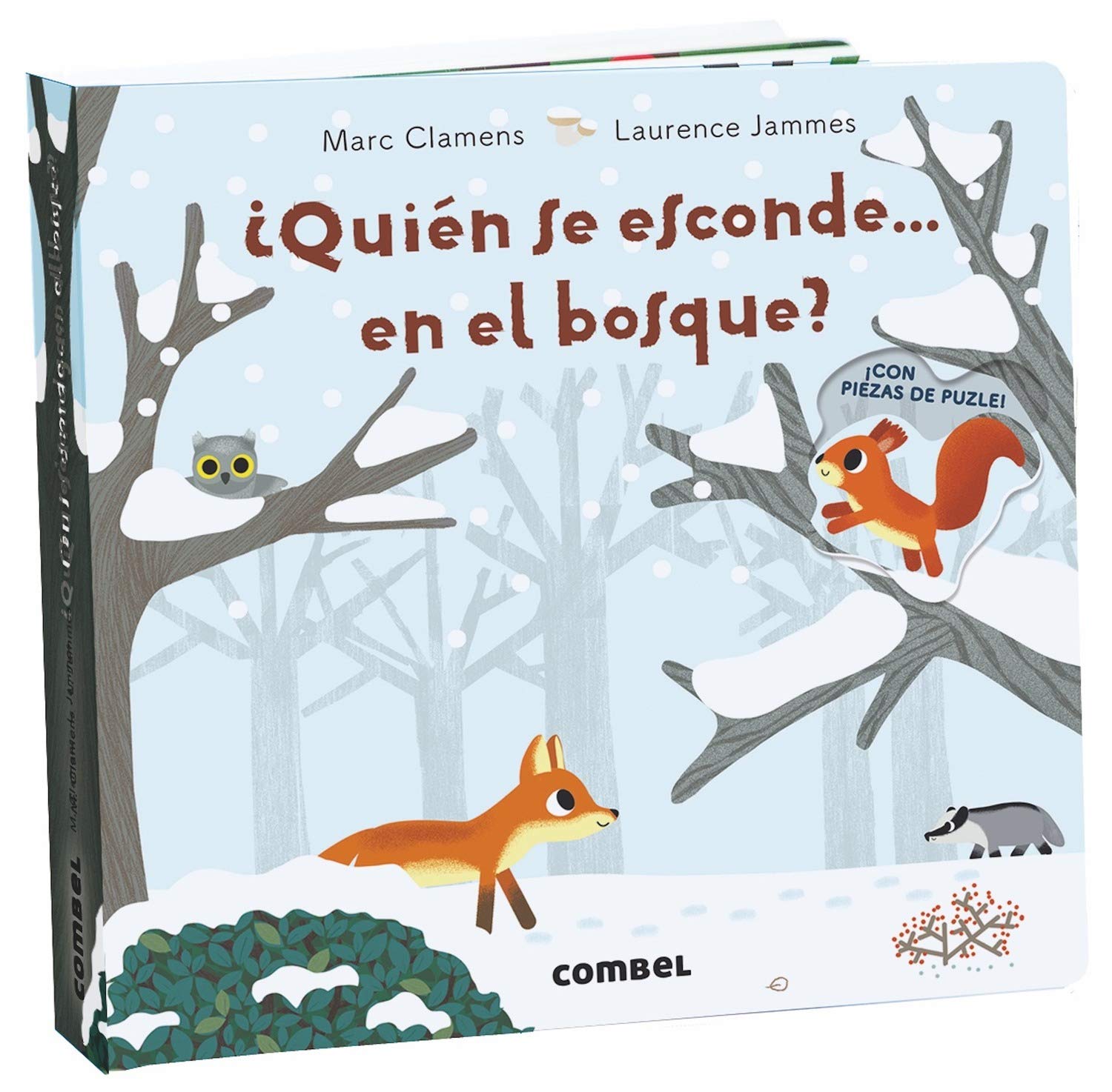 ¿Quién se esconde-- en el bosque? book