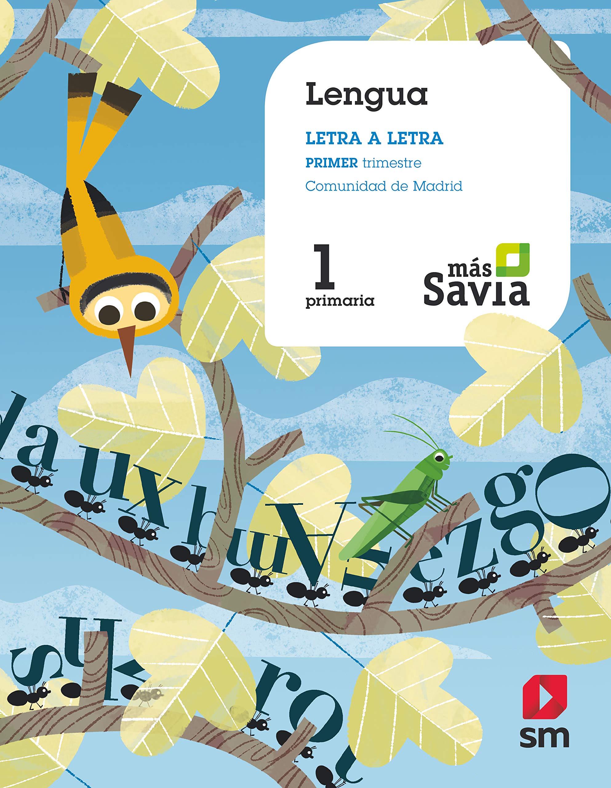 Lengua, Básico. 1 Primaria. Más Savia. Madrid book