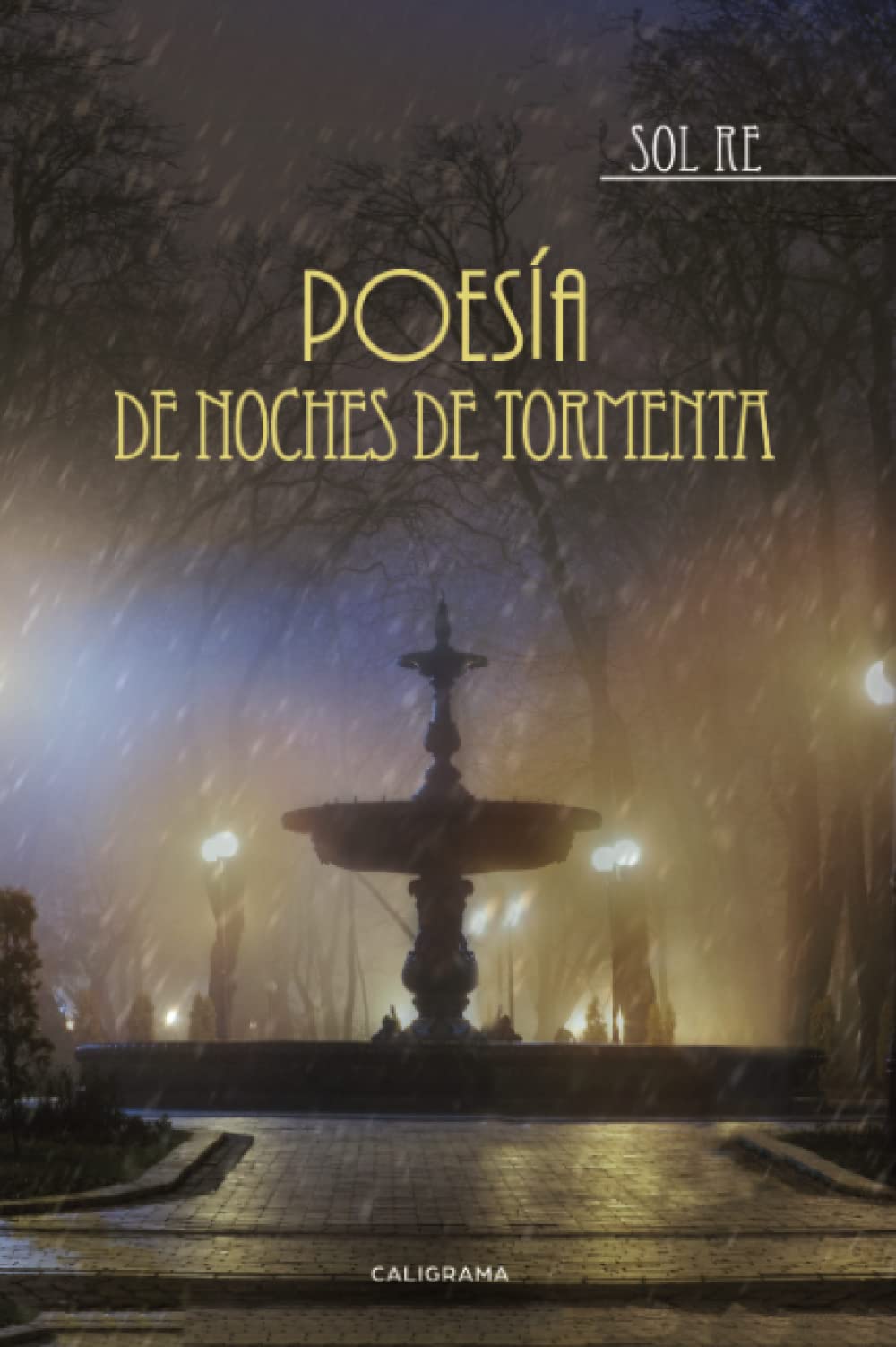Poesía de noches de tormenta (Caligrama) Poetry