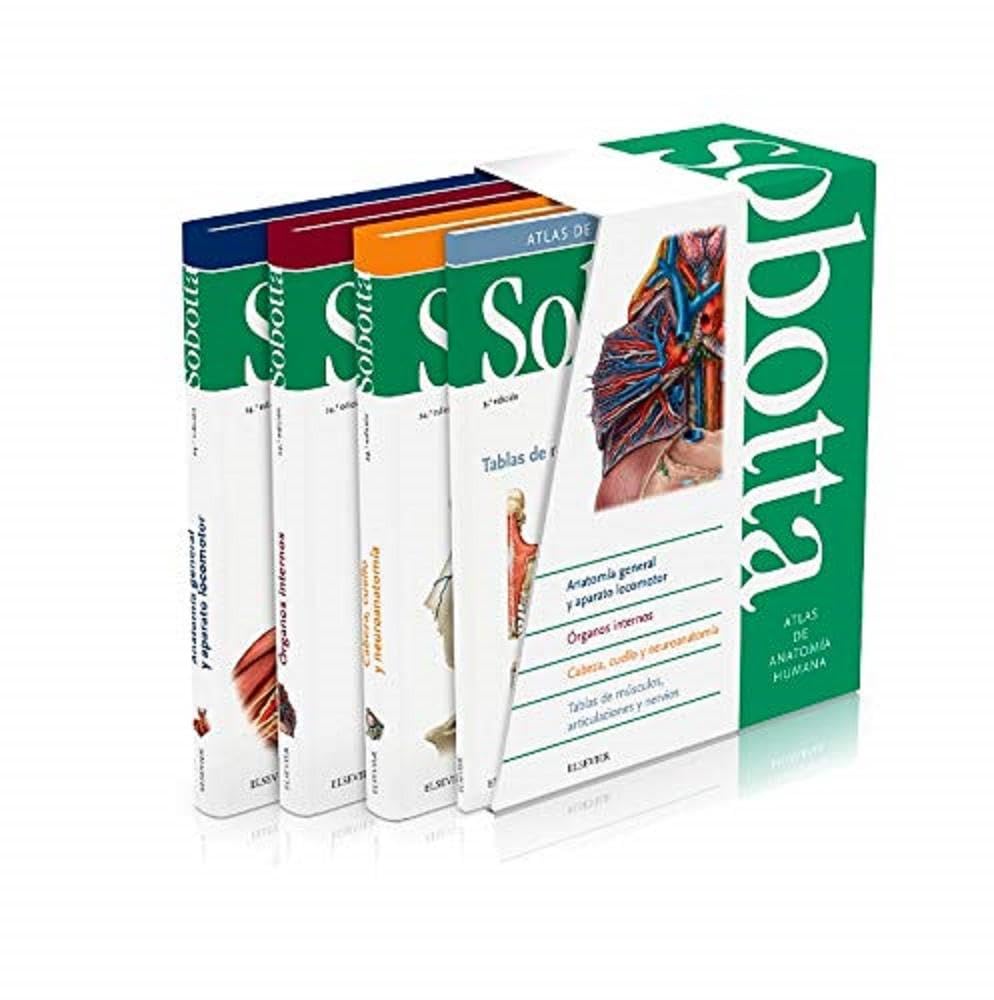 SOBOTTA.ATLAS DE ANATOMÍA HUMANA. 3 VOLS.24ª ED. ESTUCHE +TABLAS DE MÚSCULOS Books