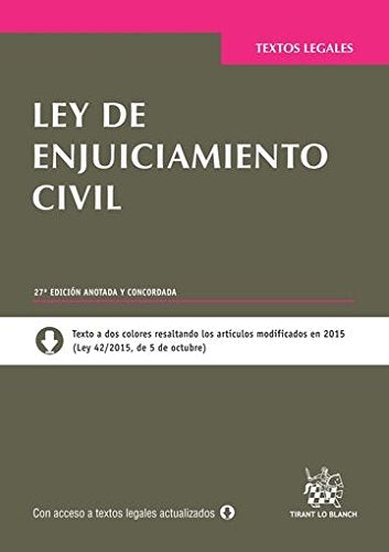 Ley de Enjuiciamiento Civil 27ª Edición 2015 book