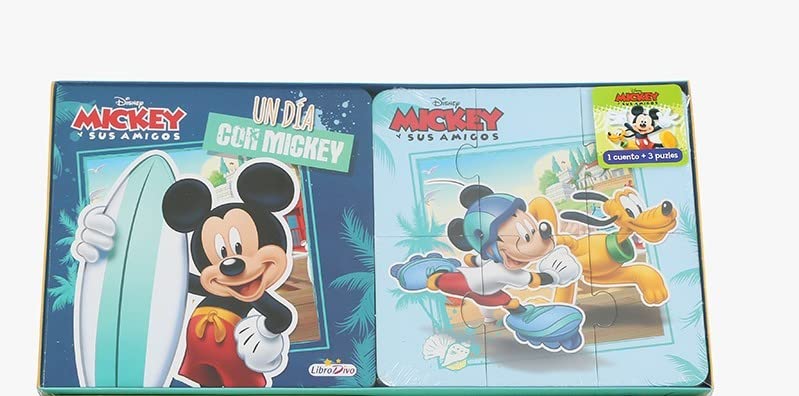 LIBRO CARTÓN CON PUZLES DISNEY book
