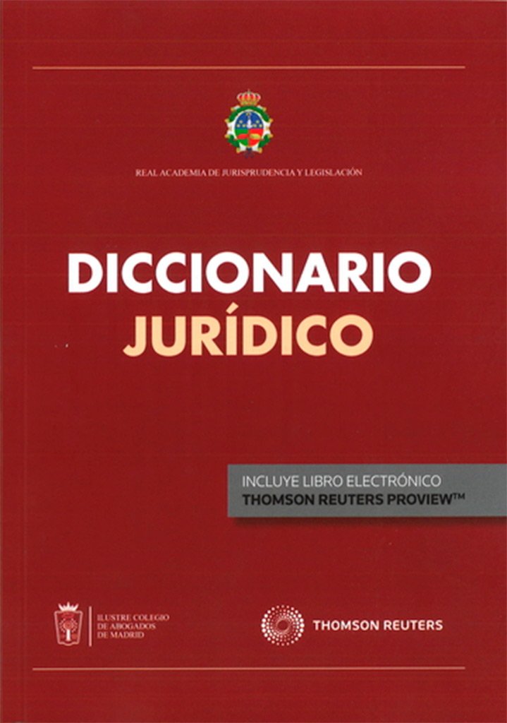 Diccionario jurídico de la Real Academia de Jurisprudencia y Legislación book