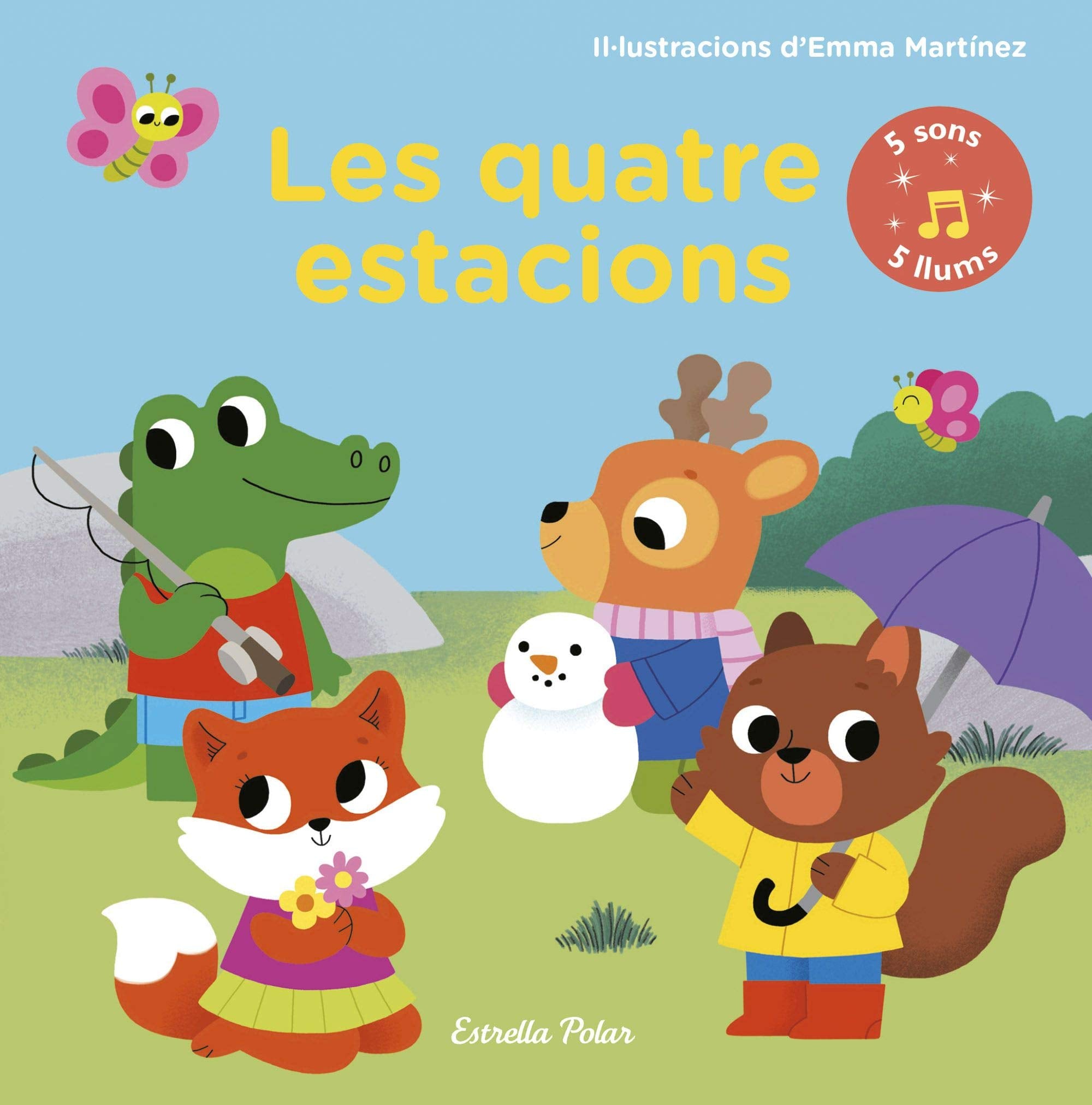Les quatre estacions. Llibre amb llums i sons: 5 sons 5 llums book