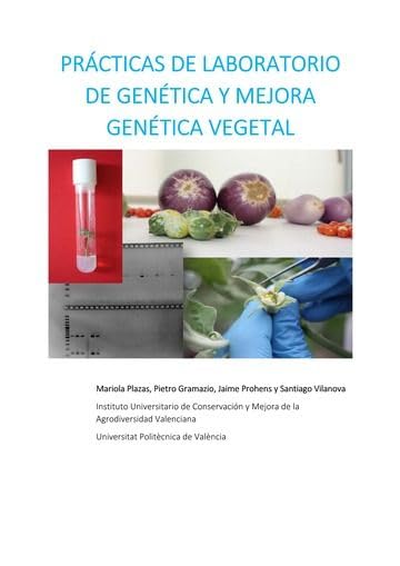 Prácticas de laboratorio de Genética y mejora genética vegetal (Apuntes Tirant) Natural Sciences