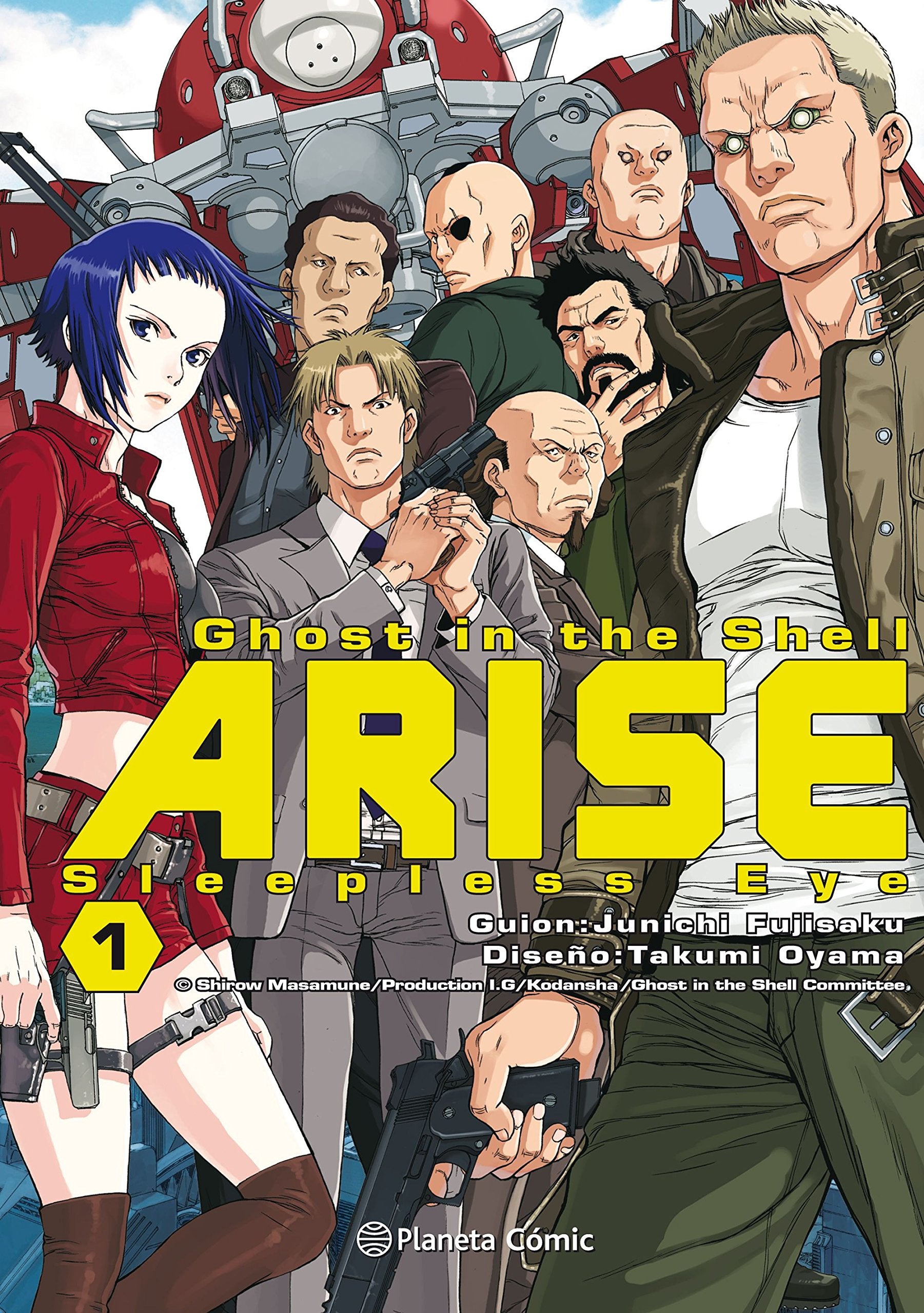 Ghost in the Shell Arise nº 01/07: Sleepless Eye (Manga Seinen, Band 1) Manga