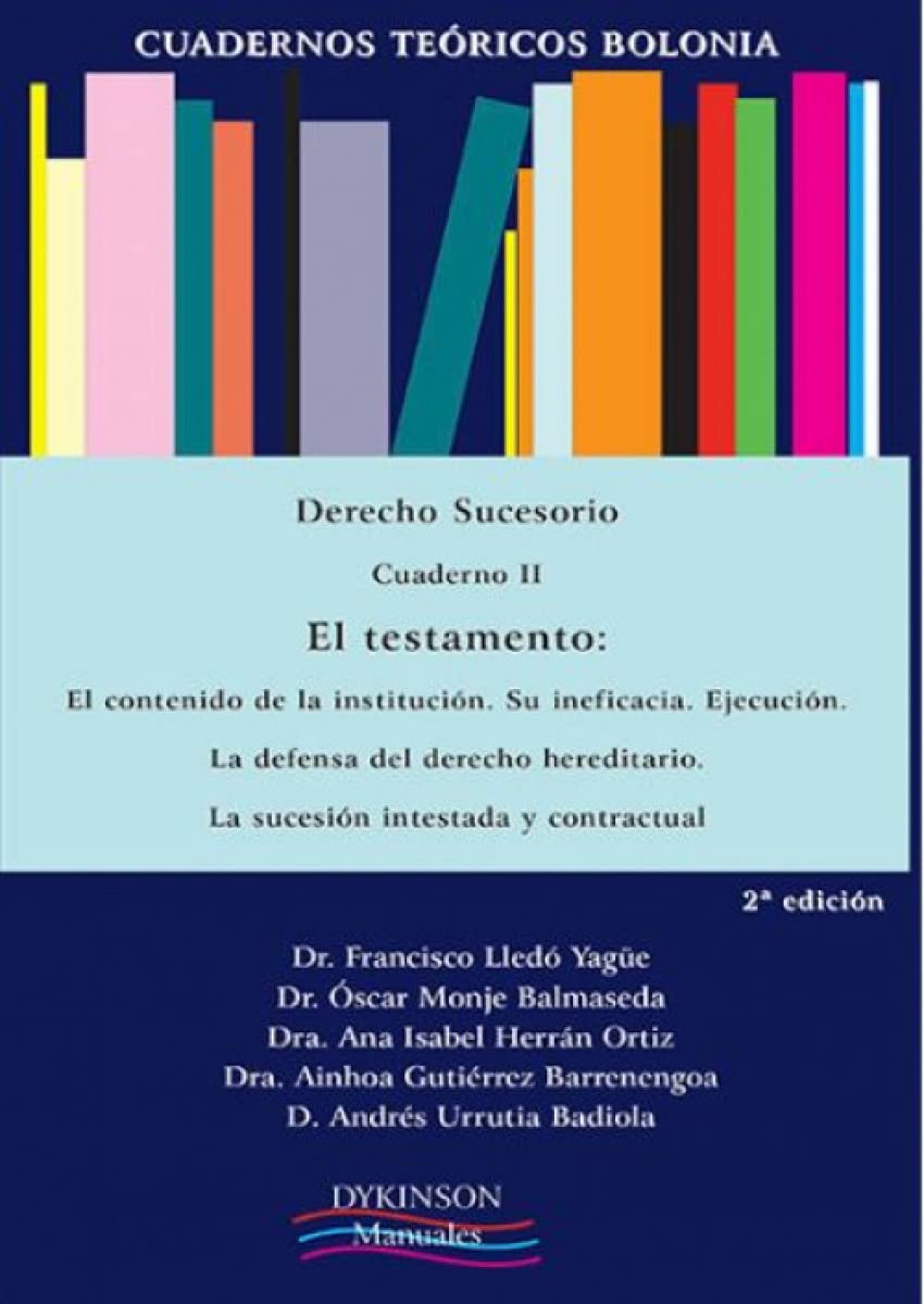 Derecho Sucesorio. Cuaderno II book