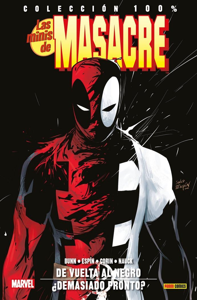 Las Minis de Masacre 9: DE VUELTA AL NEGRO ¿DEMASIADO PRONTO? (COLECCIÓN 100% MARVEL) Superheroes