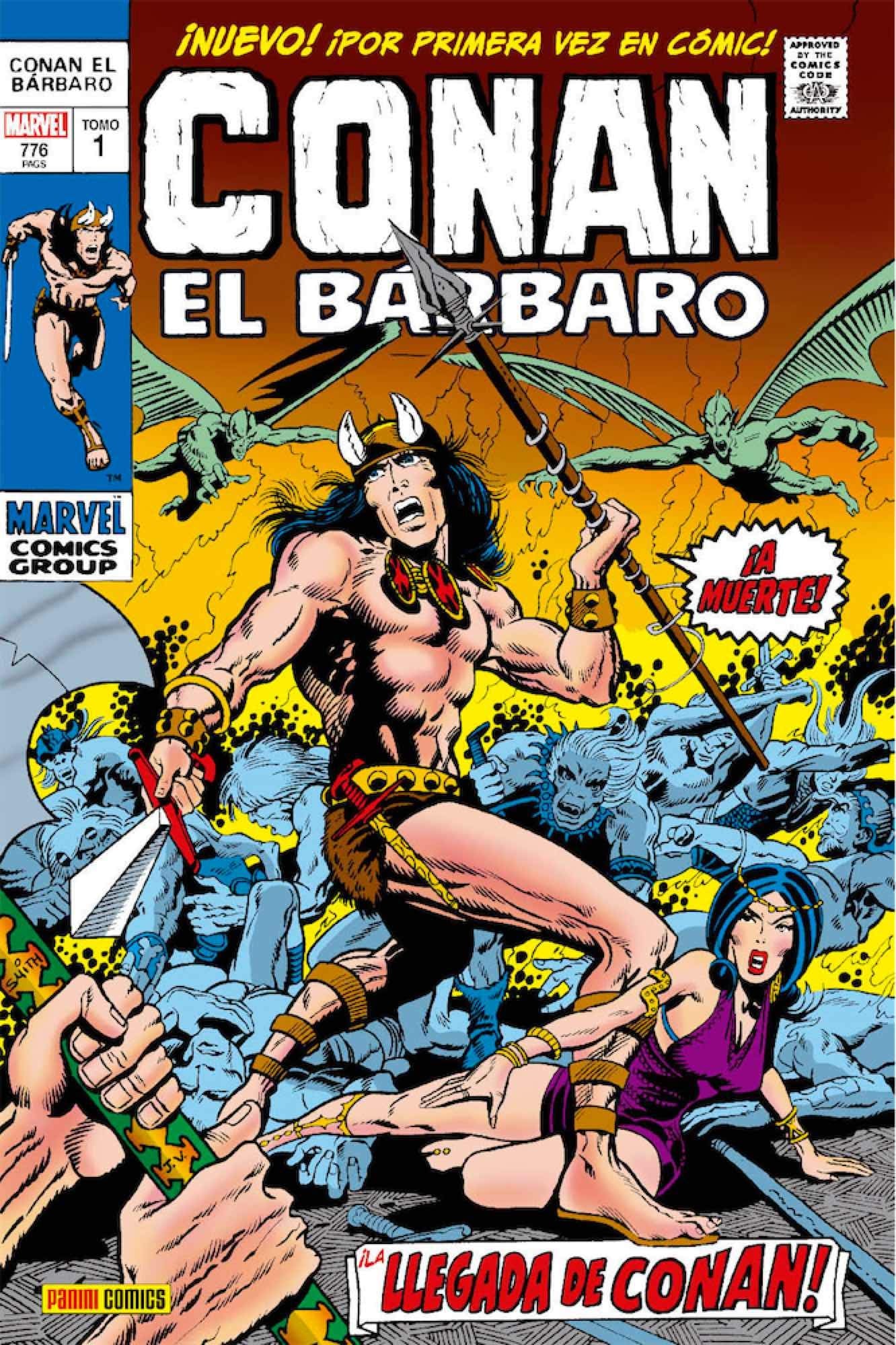 Conan El Bárbaro 1. ¡La Llegada De Conan!: LA LLEGADA DE CONAN (MARVEL GOLD OMNIBUS) Superheroes