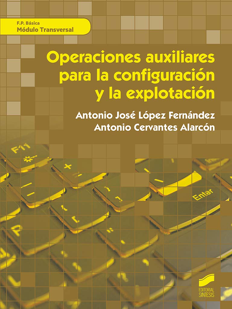 Operaciones auxiliares para la configuración y explotación book