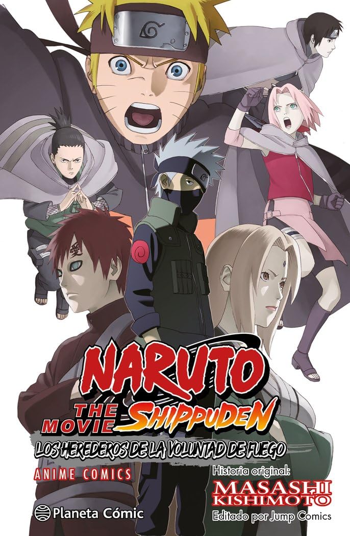 Naruto Shippuden Anime Comic Los Herederos de la Voluntad de Fuego (Manga Shonen) Manga