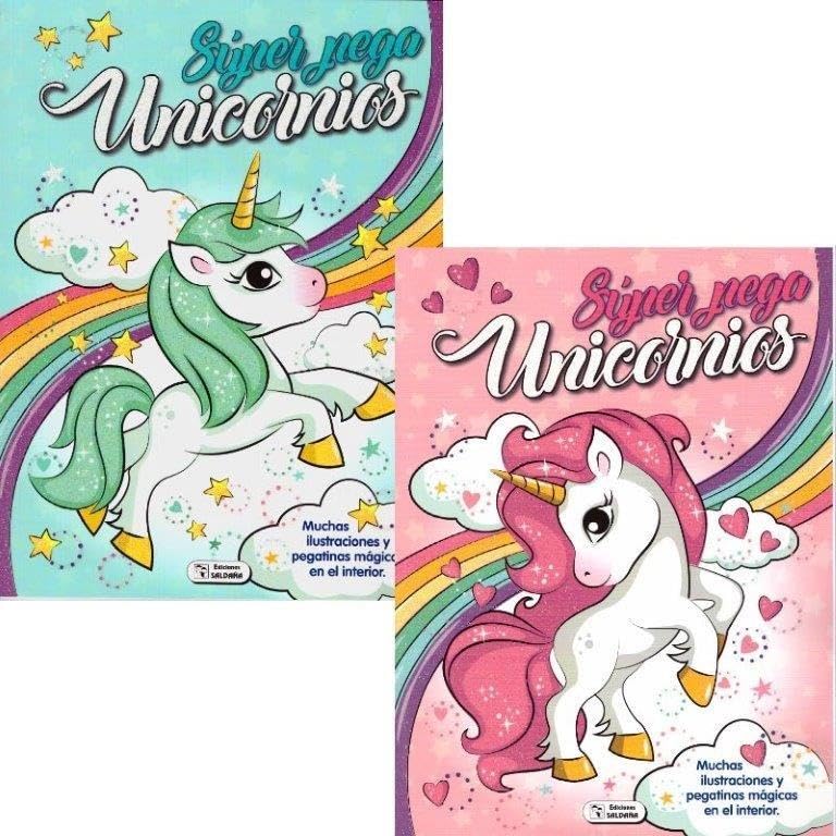 SUPER PEGA UNICORNIOS Books