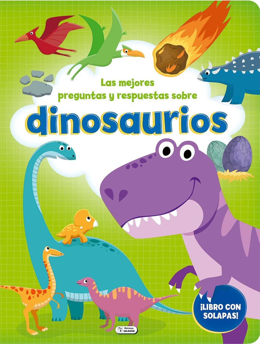 LIBRO SOLAPAS - LAS MEJORES PREGUNTAS Y RESPUESTAS SOBRE DINOSAURIOS book