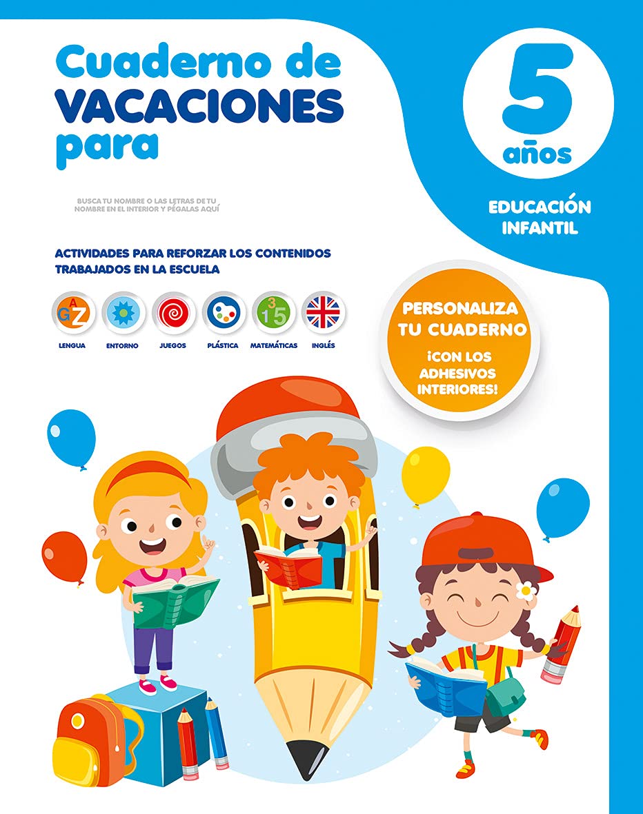 CUADERNOS DE VERANO PERSONALIZADOS ED. 2021 5 AÑOS book