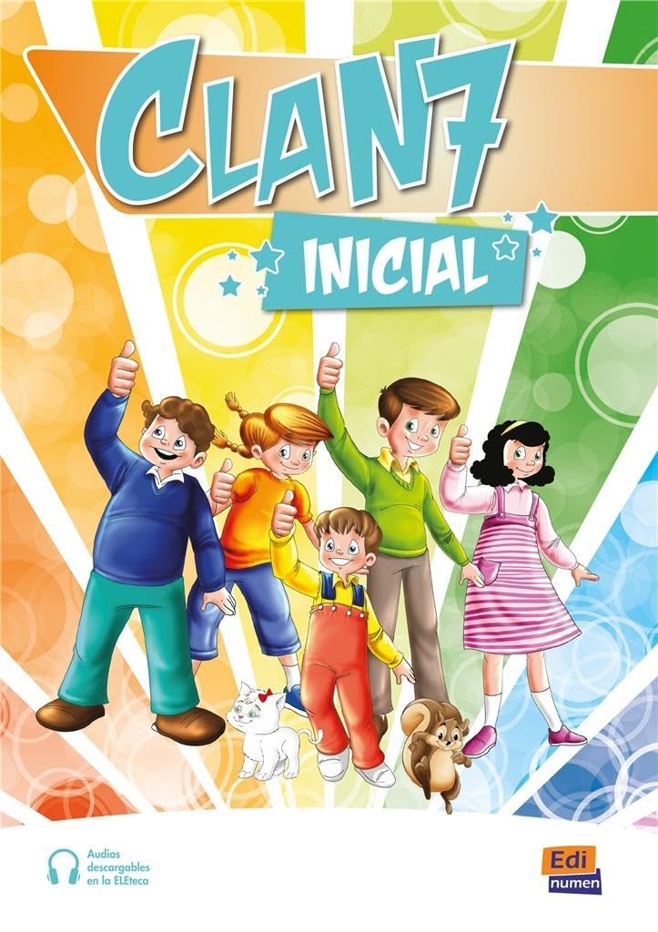 Clan 7 Inicial Pack del Estudiante: Student book, exercises book, numbers book Foreign Languages ​​& Dictionaries