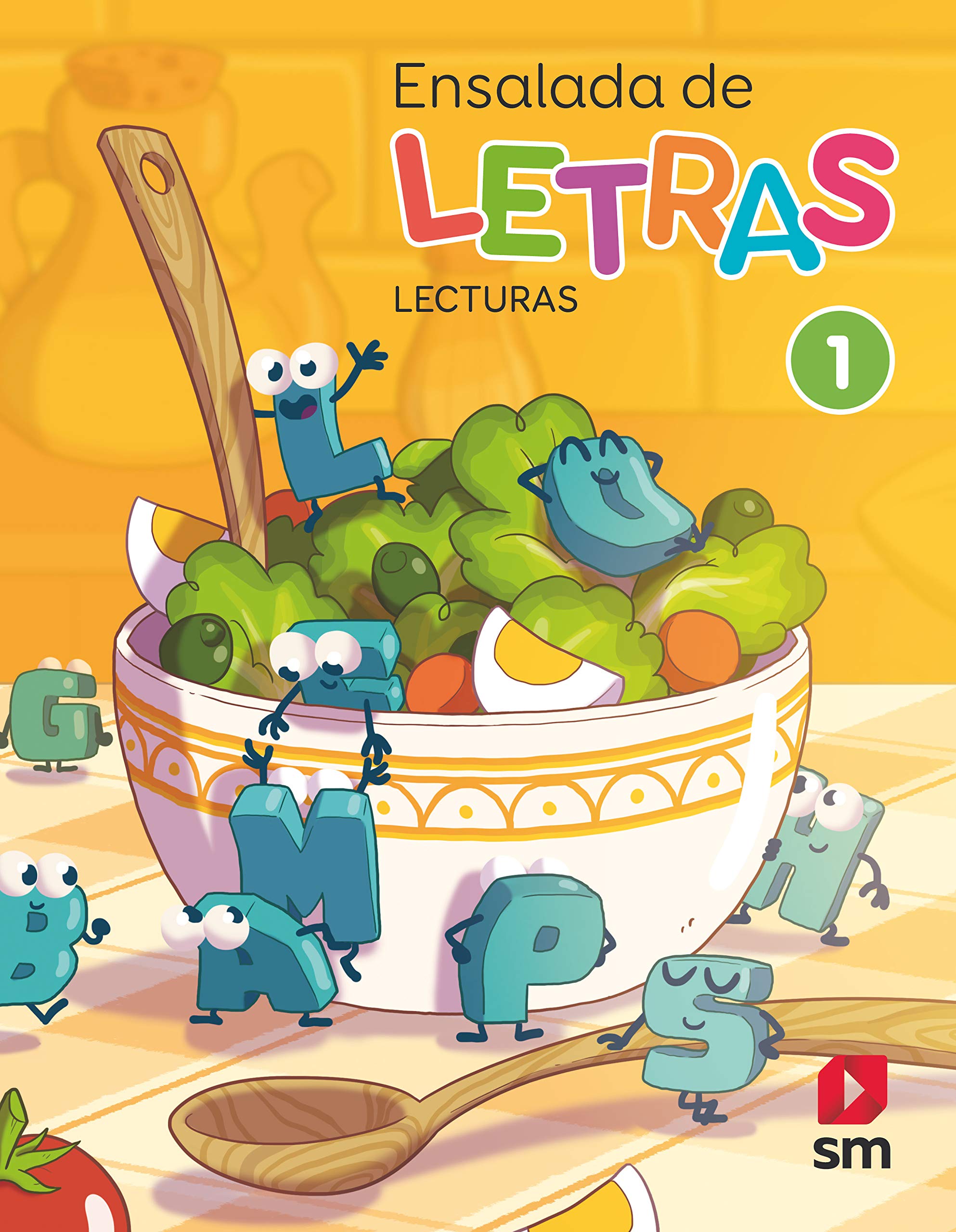 Lecturas: Ensalada de letras. 1 Primaria. Más Savia Non-fiction