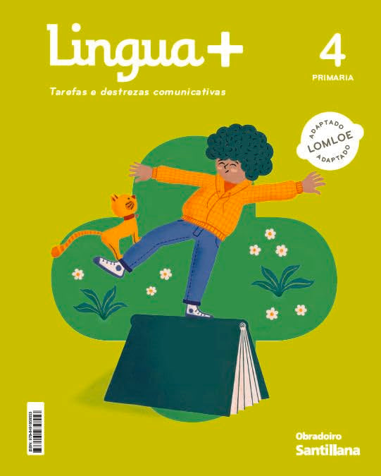 LINGUA+ TAREFAS E DESTREZAS COMUNICATIVAS 4 PRIMARIA book