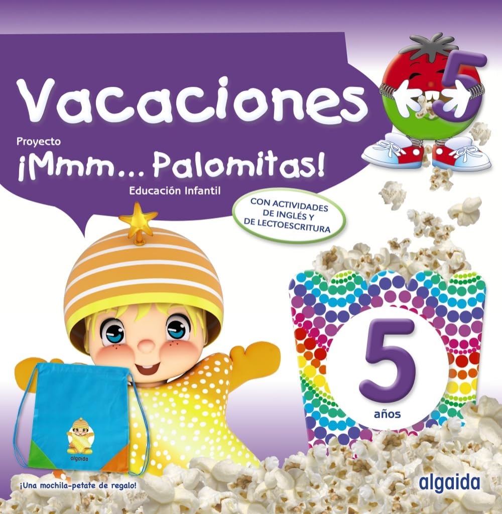 ¡Mmm... Palomitas! 5 años. Cuaderno de vacaciones book