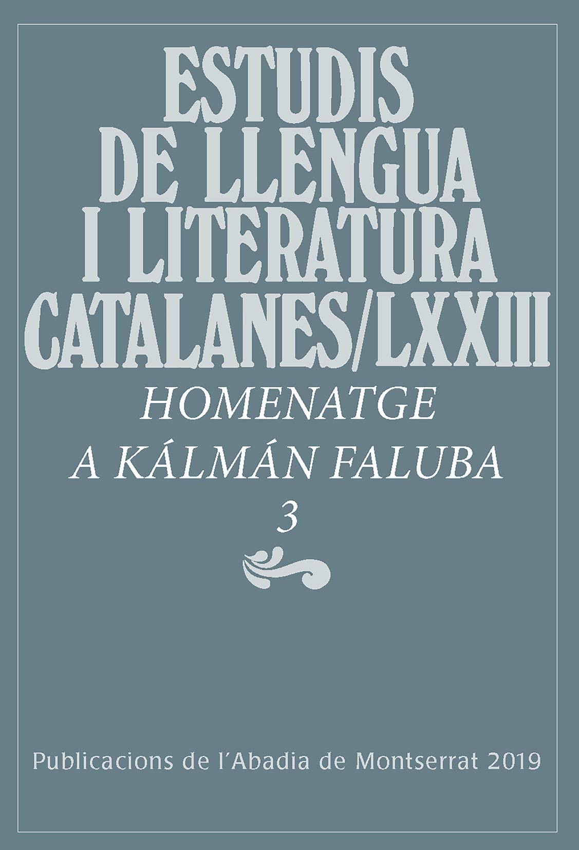 Homenatge a Kálmán Faluba, 3 Books