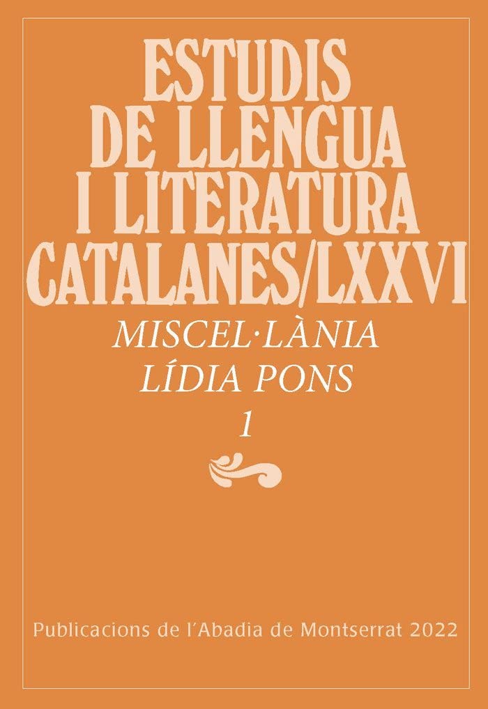 Miscel·lània Lídia Pons, 1 book