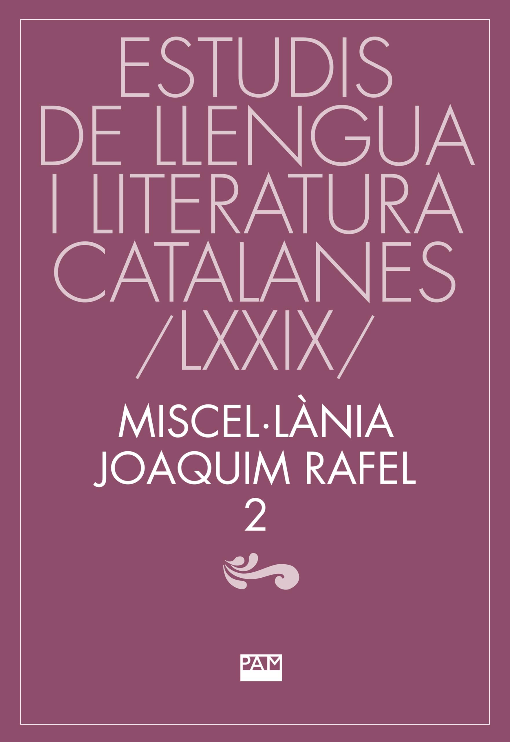 Miscel·lània Joaquim Rafel, 2 book