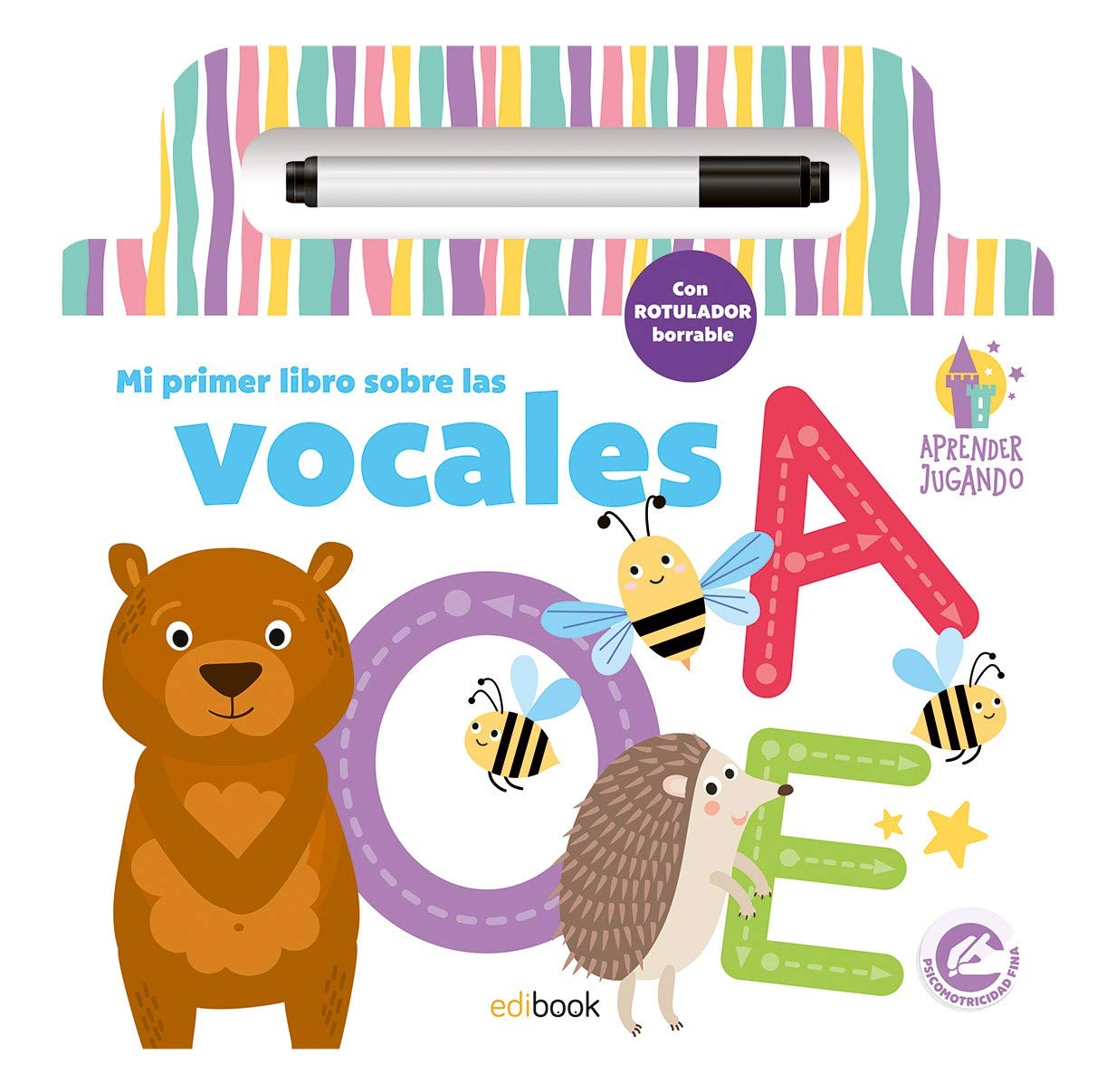 APRENDER JUGANDO LIBRO PIZARRA VOCALES book