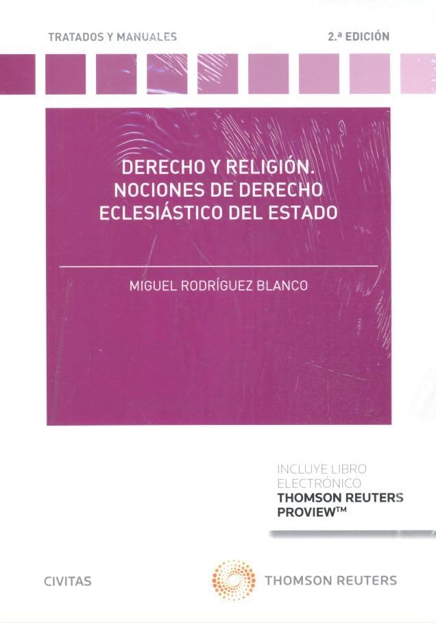 Derecho y religión. Nociones de derecho eclesiástico del estado (Papel + e-book) book