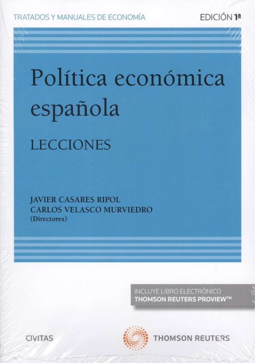 Política económica española (Papel + e-book): Lecciones book
