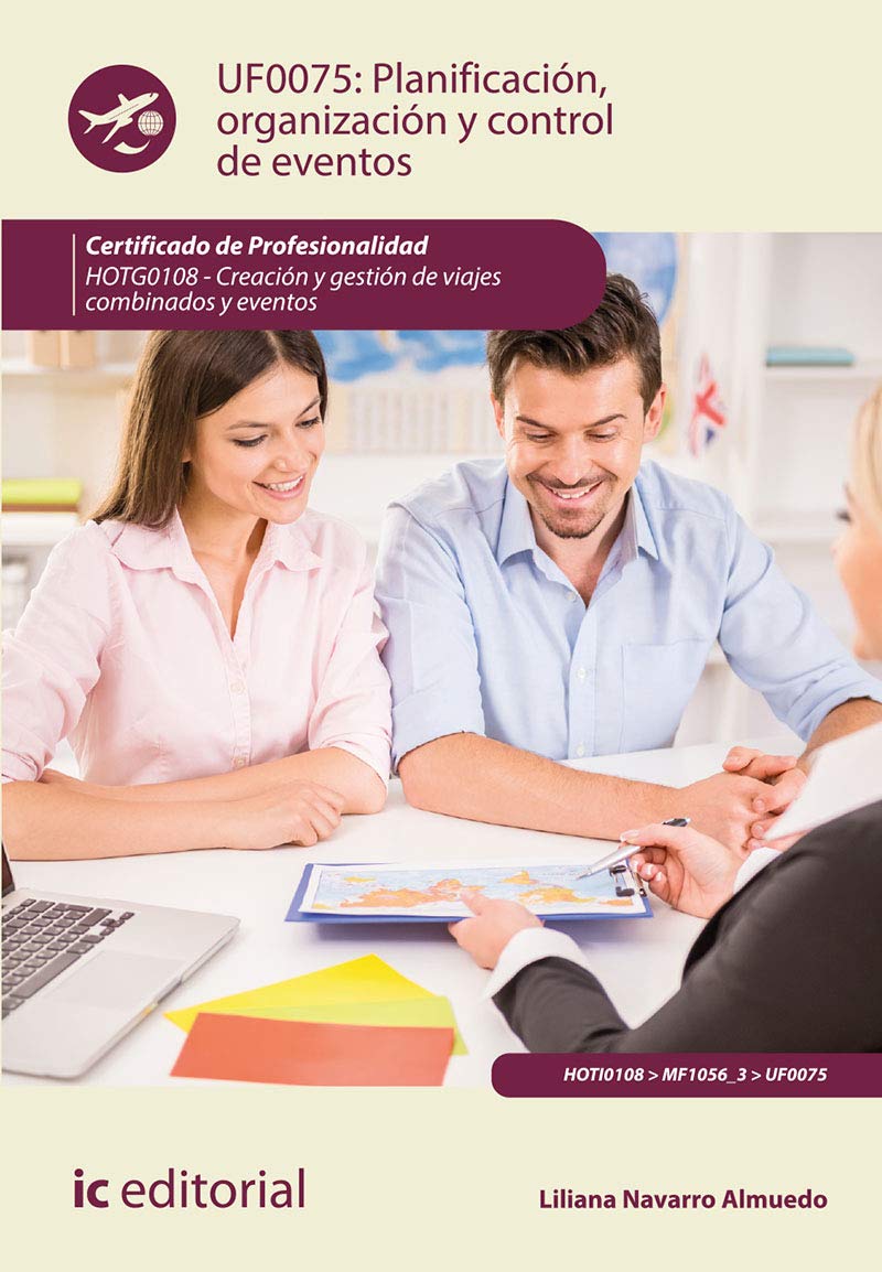 Planificación, organización y control de eventos. HOTG0108 - Creación y gestión de viajes combinados y eventos Books