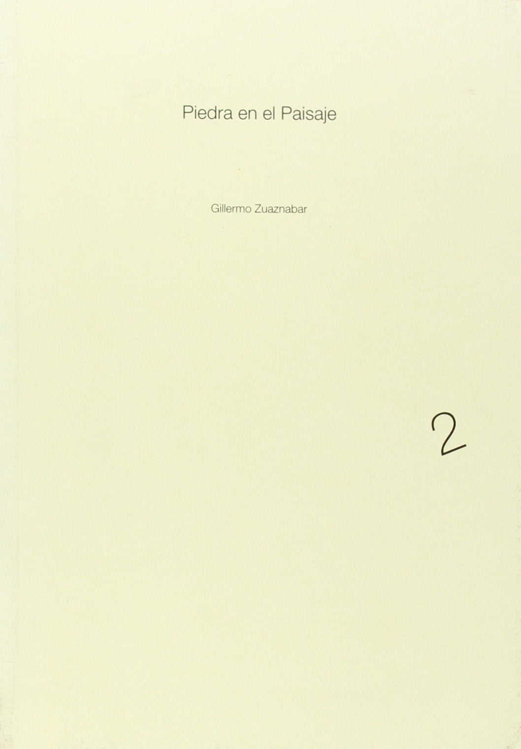 Piedra en el paisaje (cat.exposicion) book