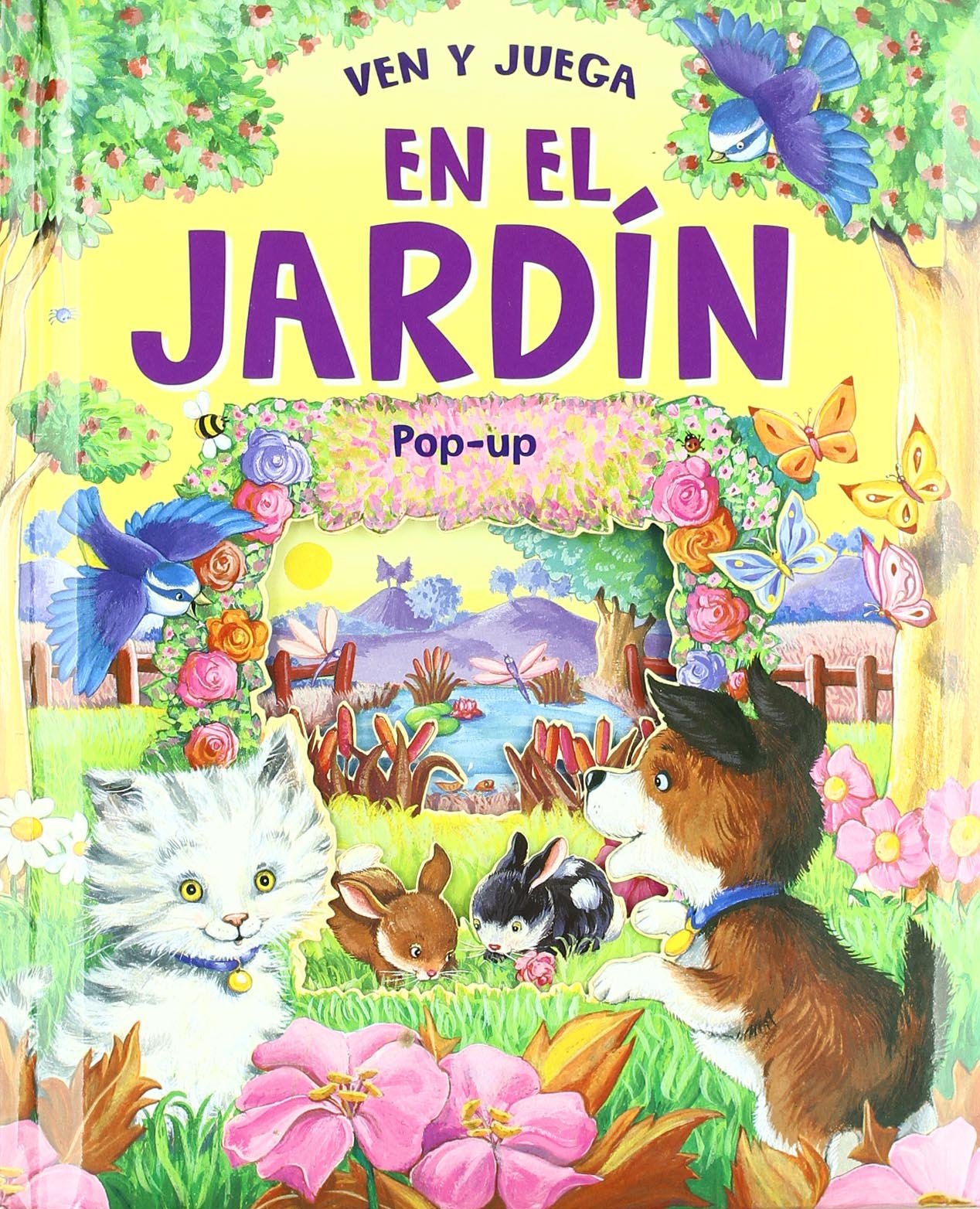 Ven y juega en el jardin - pop-up book