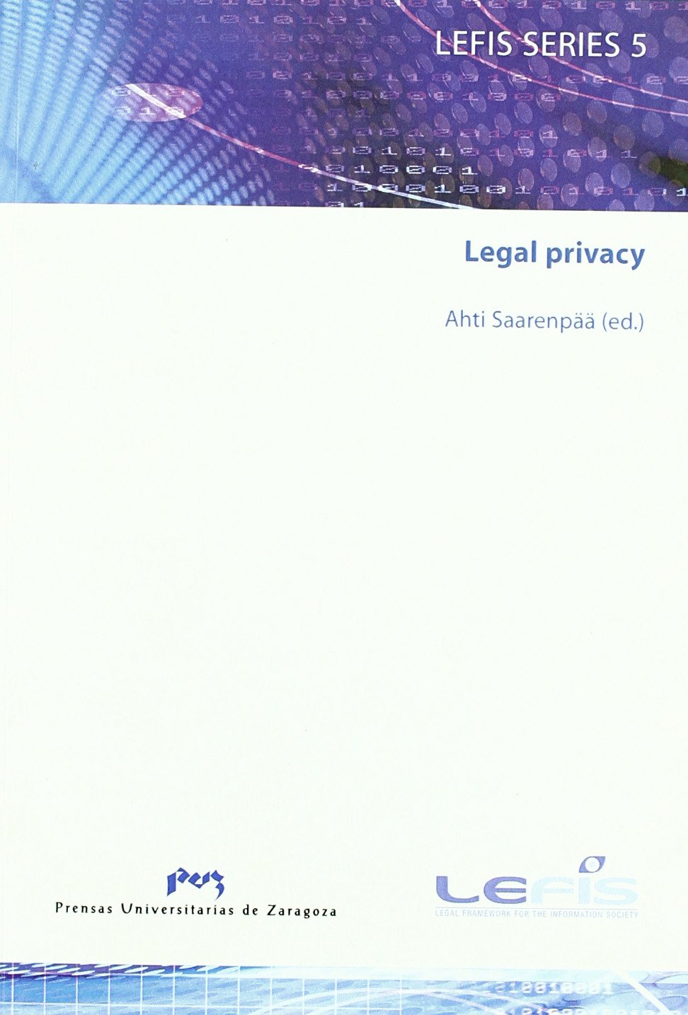 Legal privacy (Lefis Series, Band 5) Learning & Reference