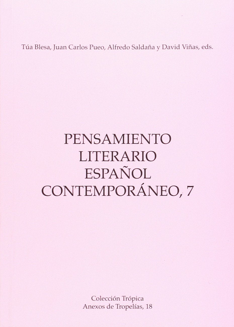 Pensamiento literario español contemporáneo, 7 Manga
