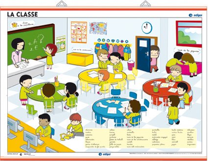 La Classe / El Pati: Los entornos infantiles (Láminas infantiles) Children's books