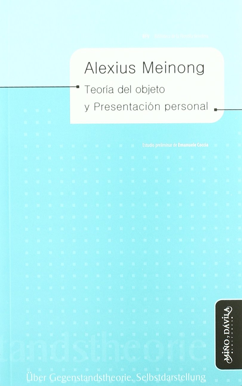 Teoría del objeto y Presentación personal book