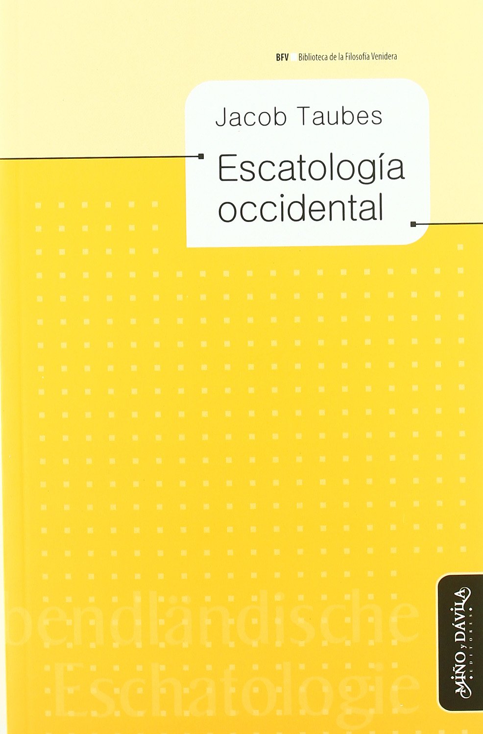 Escatología occidental book