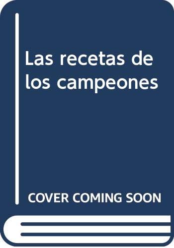 Las recetas de los campeones book