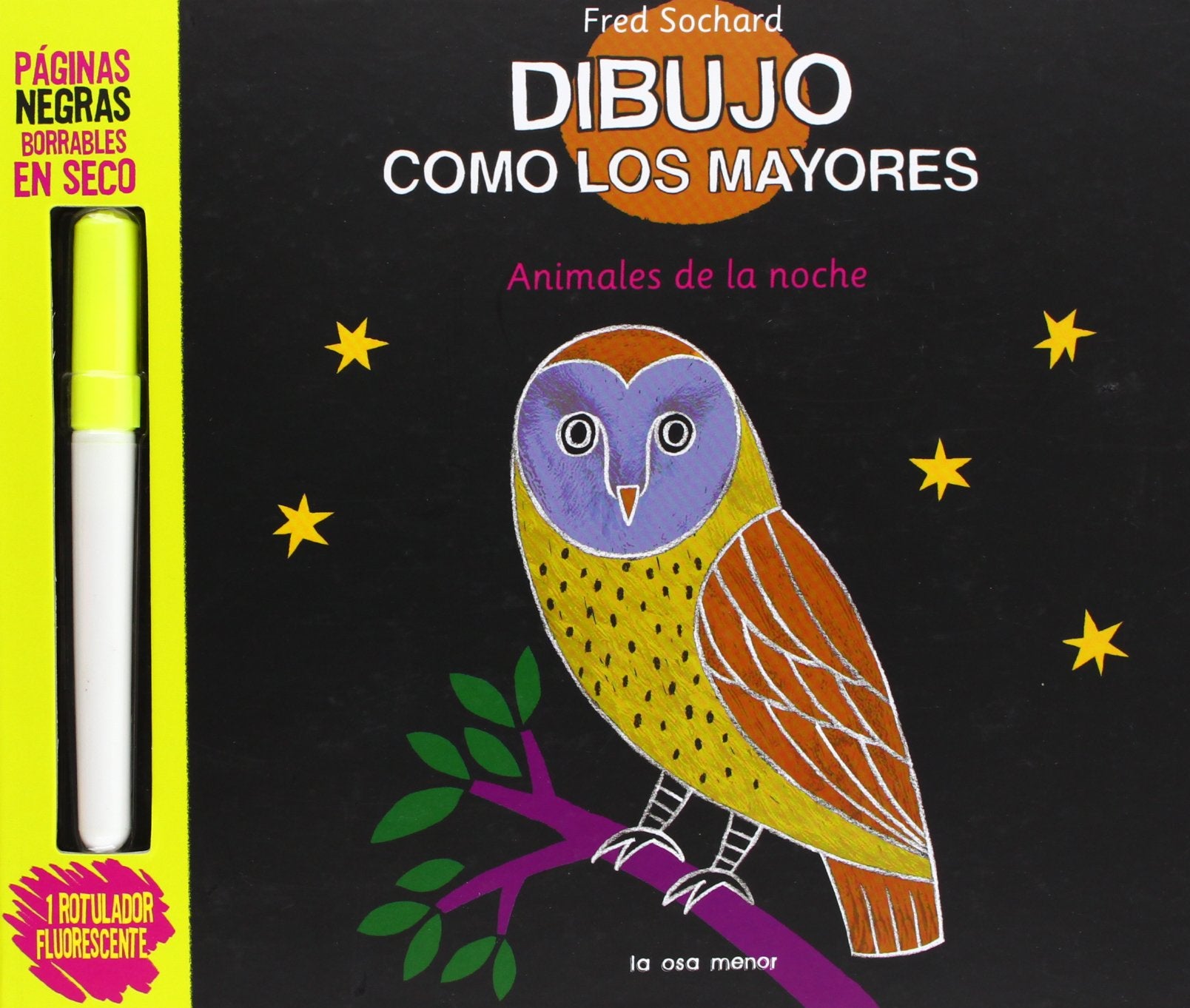 Dibujo como los mayores. Animales de la noche book