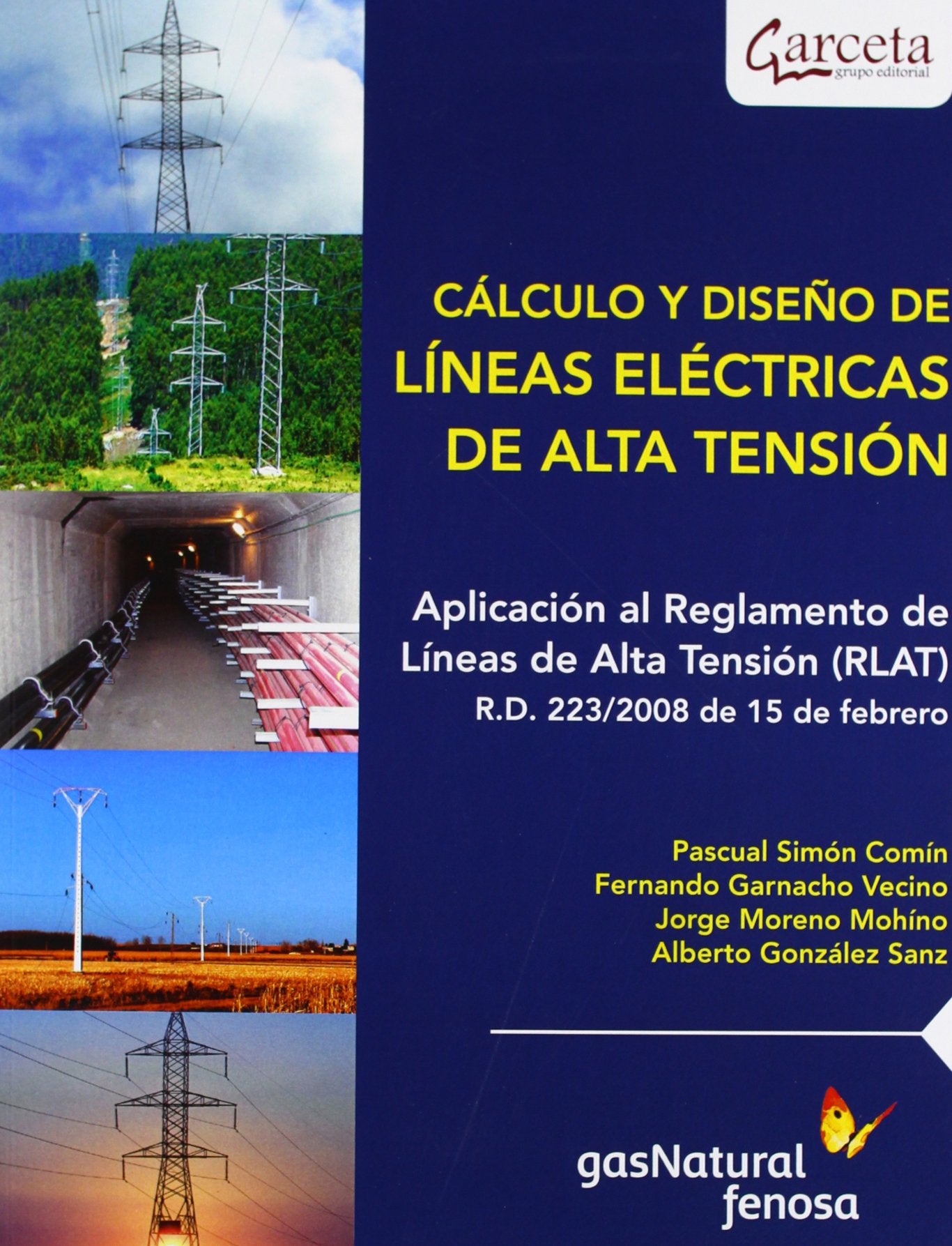 CÁLCULO Y DISEÑO DE LÍNEAS ELÉCTRICAS DE ALTA TENS: TENSION/APLICACION AL REGLAMENTO DE LINEAS DE ALTA TENSION (RLAT) R.D. 223/2008 book