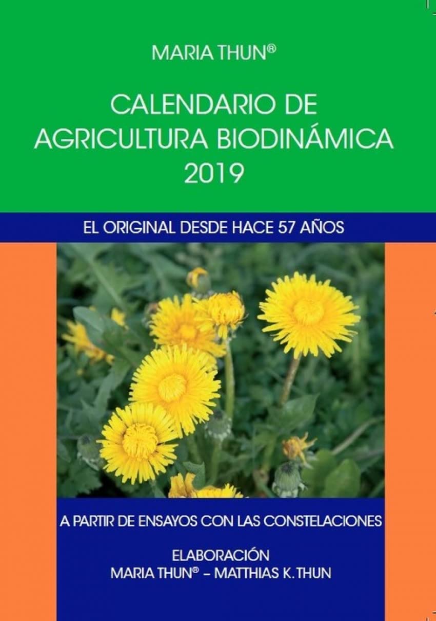 Calendario de agricultura biodinamica 2019 Mathematics