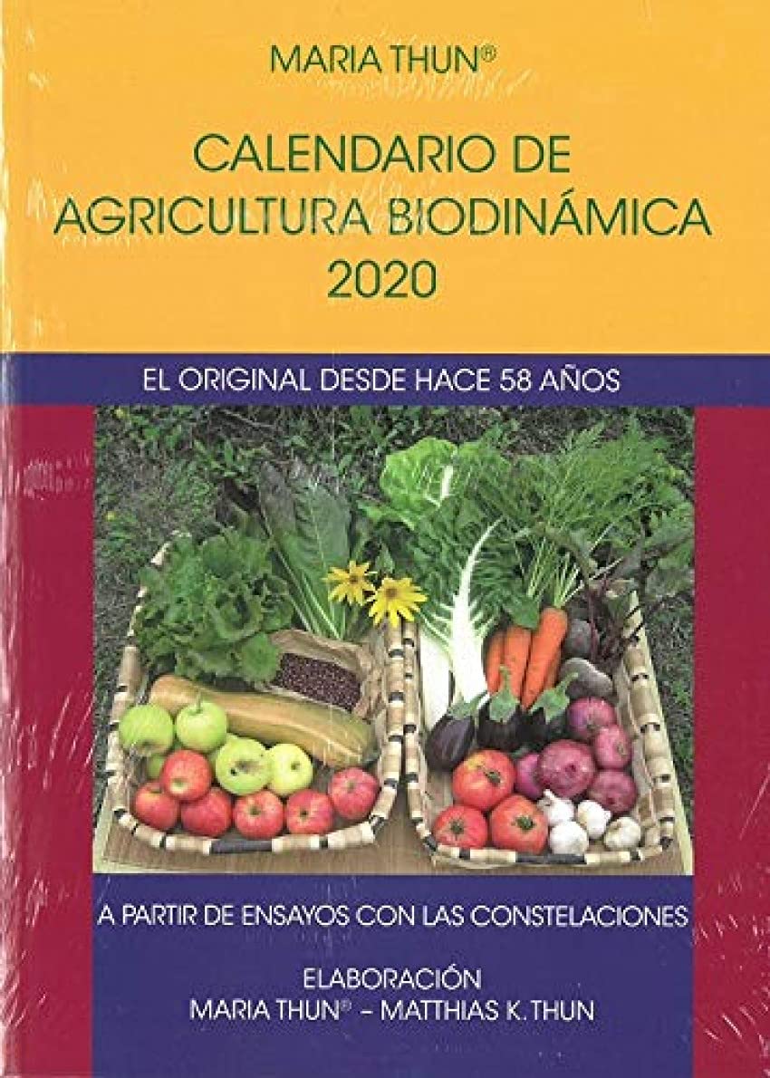 Calendario de agricultura biodinámica 2020 Books