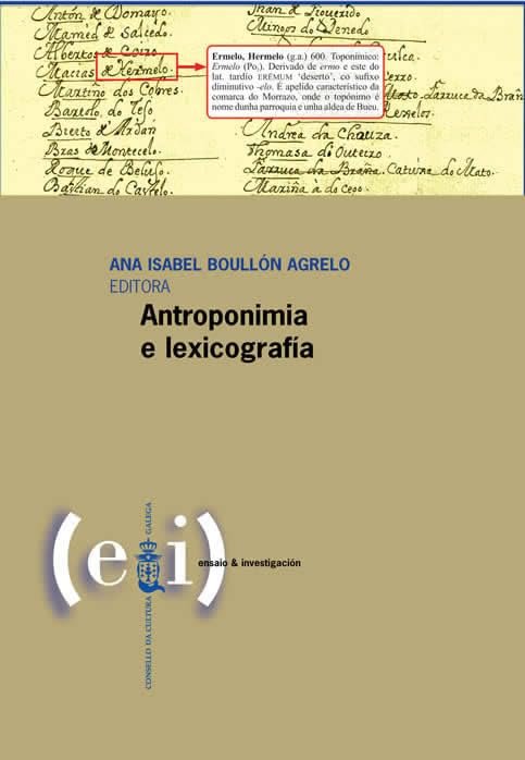 Antroponimia e lexicografía (Ensaio & Investigación) Books