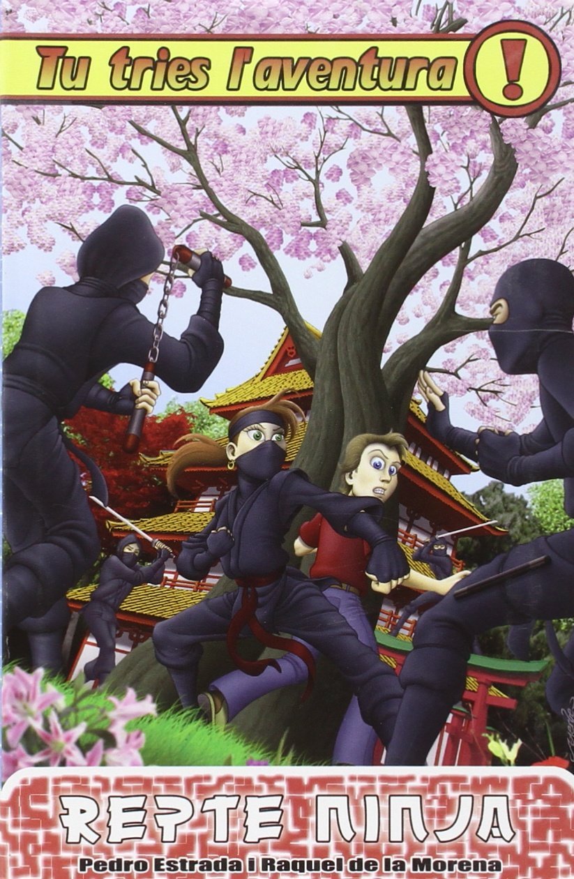 Tu tries l'aventura. Repte ninja book