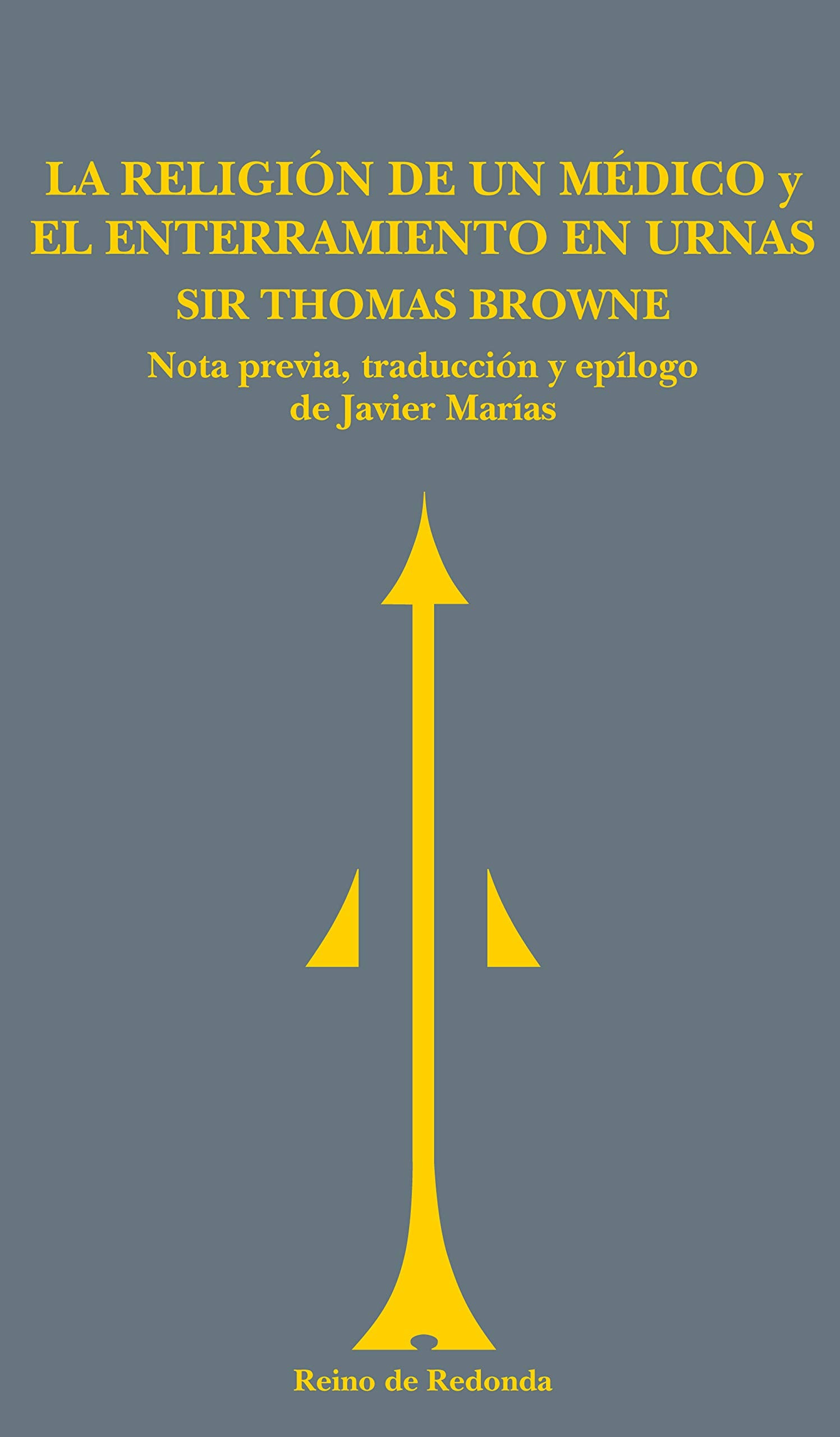 religión de un médico, La / enterramiento en urnas, El book