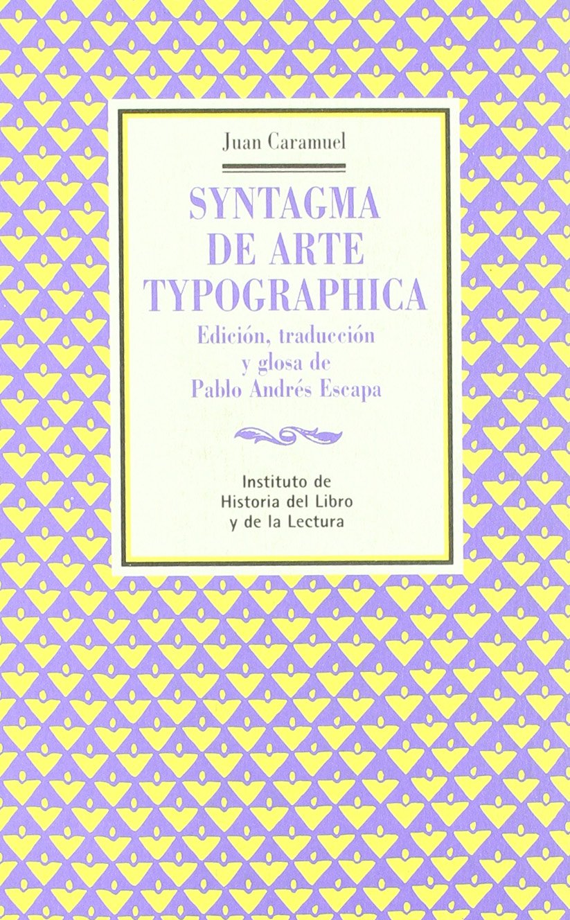 Syntagma de arte typographica book