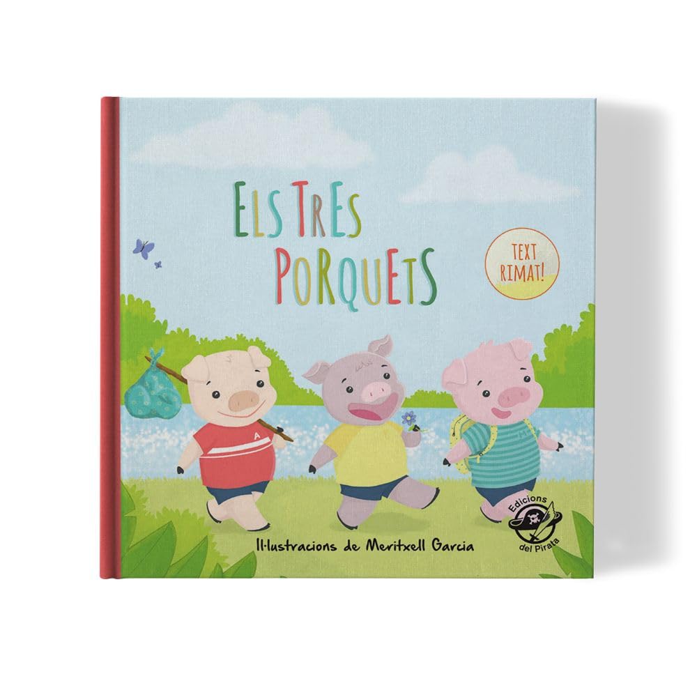 Els tres porquets: Contes clàssics en català i rimats - Llibres infantils per a 2 anys book