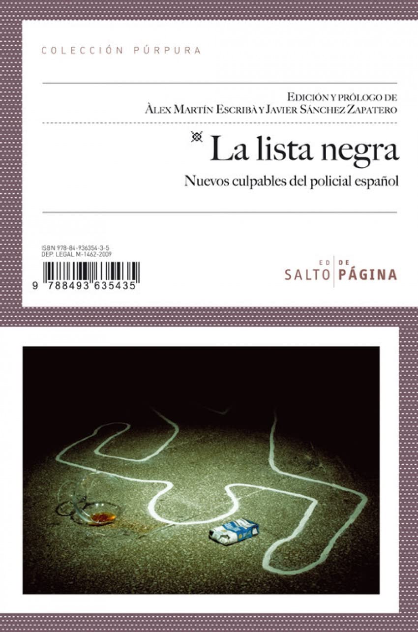 La lista negra: Nuevos culpables del policial español book