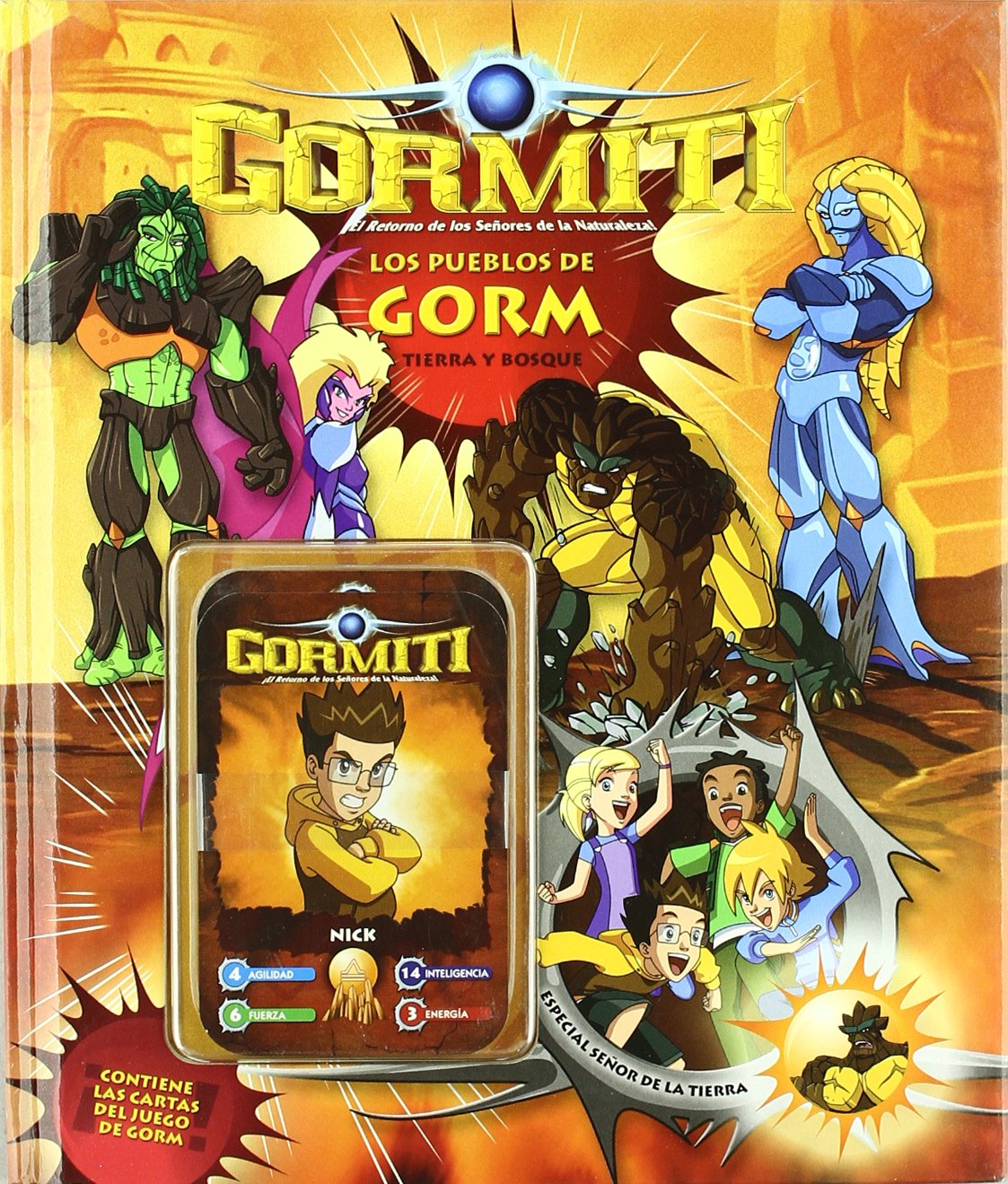 Gormiti 3. Los pueblos de Gorm "tierra y bosque" book