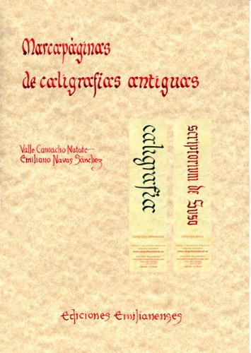 Marcapáginas de caligrafías antiguas (Escritorio Emilianense, Band 12) Film, Art & Culture