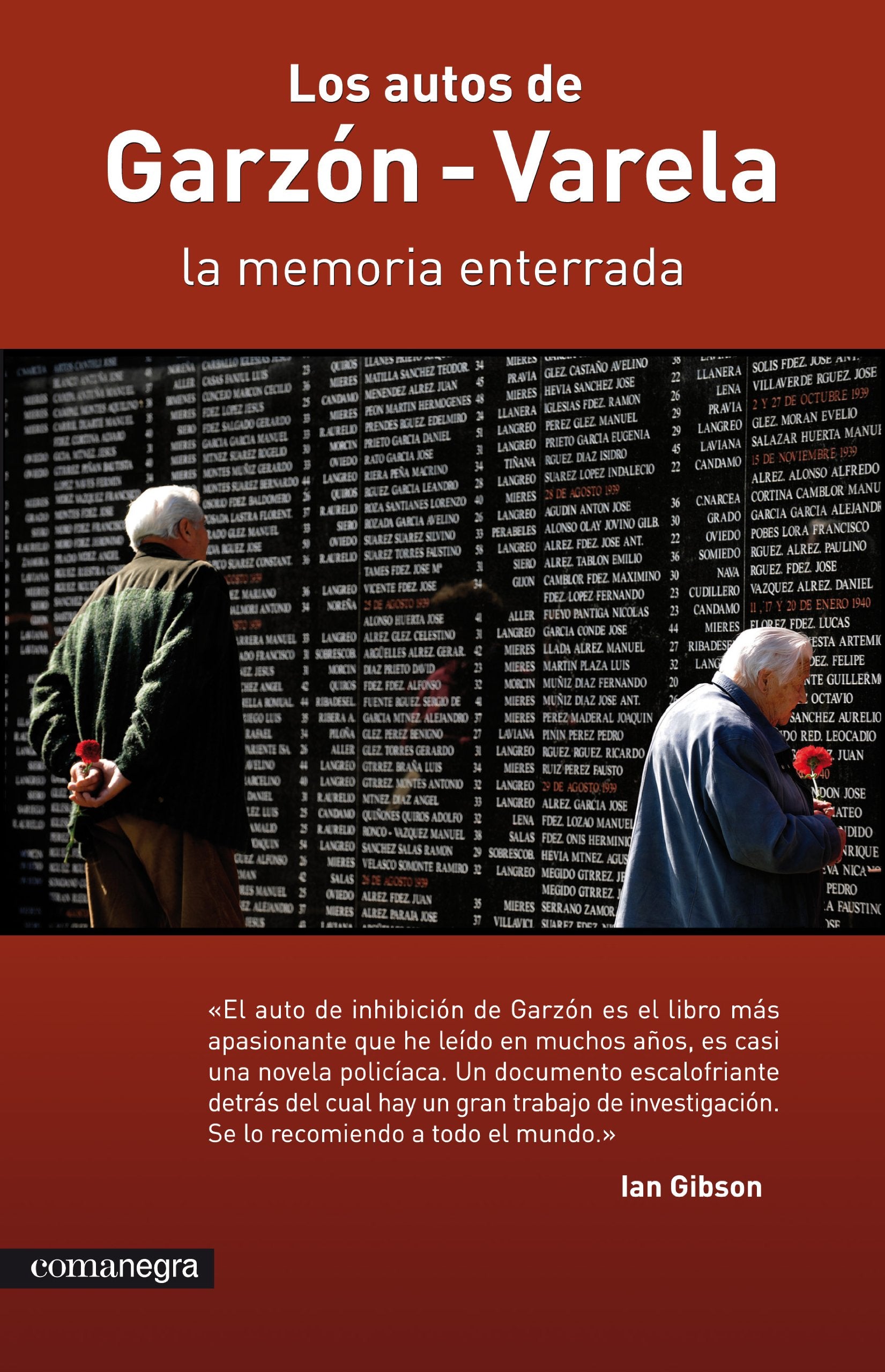 AUTOS DE GARZON-VARELA, LOS - LA MEMORIA ENTERRADA Books